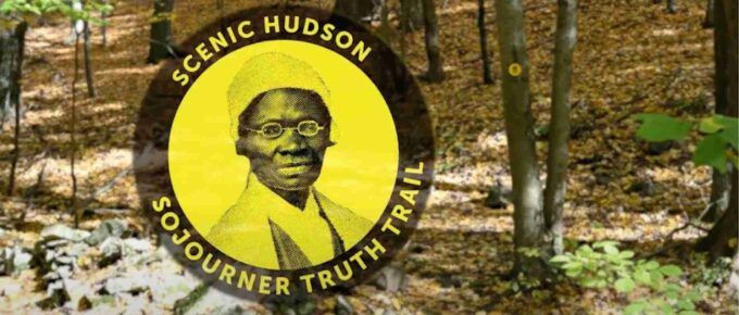 An image of Sojourner Truth and the Scenic Hudson Trail Marker - National Trails Day 2024