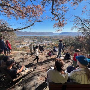 Newburgh, NY - View from the top of Snake Hill overlooking the Hudson River